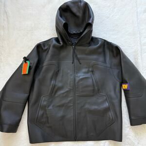 NEW!! Louis Vuitton men leather jacket size 56 FR/ 46 US Authentic Retail 8500$